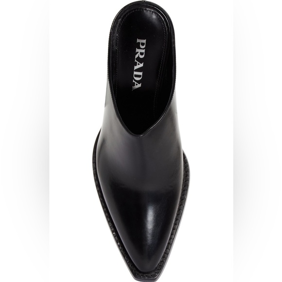 New Prada Texano Pointed Toe Mule $1,390 38.5 - Picture 2 of 14